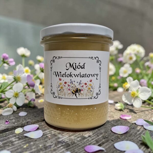 Miód Wielokwiatowy 500g